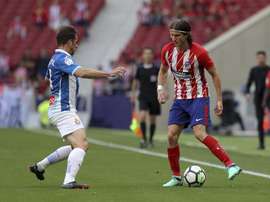 Atlético de Madrid tem proposta para Filipe Luís continuar. EFE