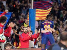 Barça vence Mamelodi em clima de festa.