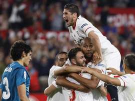 Sevilla came out on top at the Pizjuan. AFP