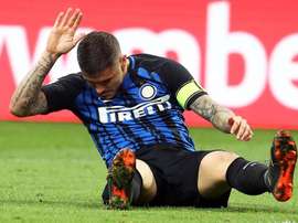 Inter cada vez mais longe da Champions. EFE