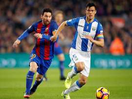 Barça won 3-0 in Leganés last season. EFE/Archivo