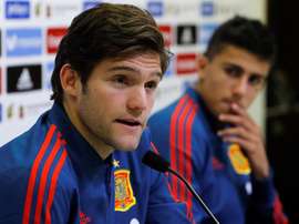 Marcos Alonso discarded the possibility of him joining Madrid. EFE
