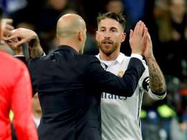 Zidane aprova que Ramos vá aos Jogos Olímpicos. EFE/Archivo