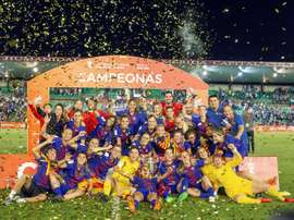 El Barcelona levantó el trofeo la pasada temporada. EFE