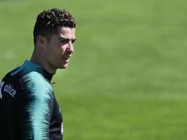 Cristiano ya está concentrado con Portugal. EFE