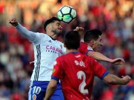 Javi Ros confía en hacer de La Romareda un fortín. EFE