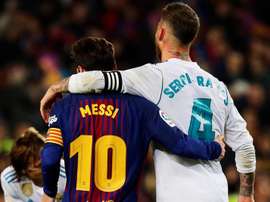 Messi e Ramos, ícones e rivais. EFE/Archivo