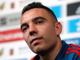 Iago Aspas analisa a Espanha antes do Mundial. EFE