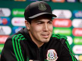 Erick Gutiérrez se despide de la Copa Oro. EFE
