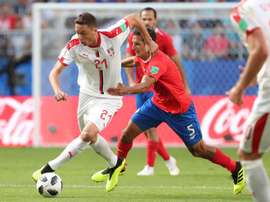 Nemanja Matic is considering retirement from international football. AFP