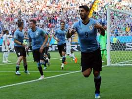 Suarez got the crucial goal. AFP