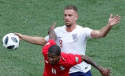 Jordan Henderson in World Cup action against Panama. EFE