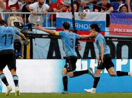 Uruguay a gagné 3-0 contre la Russie. EFE