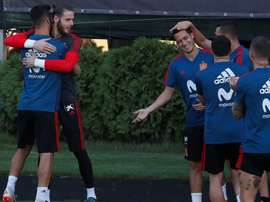 De Gea se gana el mote de 'Pocaplaya'. EFE