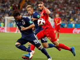 Chadli, héroe ante Japón. EFE