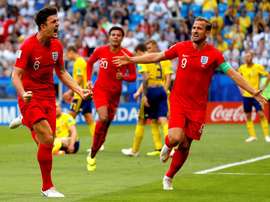 Maguire opened the scoring for England from a corner. EFE