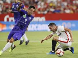 Sarabia anotó el tercer tanto. EFE
