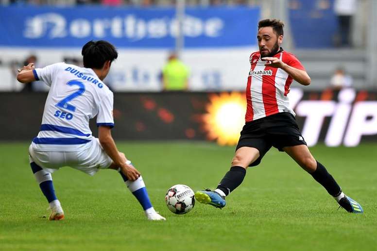 Unai López, en un partido con el Athletic (Foto: EFE).