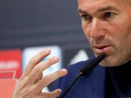 Zidane a espera do United. EFE/Archivo