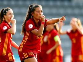 Maria Llompart se convirtió en la estrella de la final. EFE