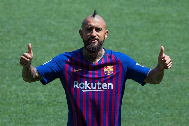 Vidal chooses Barcelona shirt number 