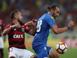 Cruzeiro se llevó una buena renta de la ida ante Flamengo (0-2). EFE