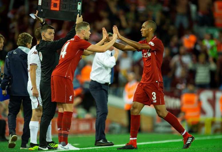 Fabinho says he is ready for his competitive Liverpool debut. EFE