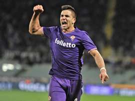 Giovanni Simeone scored in injury time as Fiorentina beat Chievo. EFE/Archivo