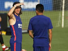 Felipe Luis is reportedly wanted by PSG. EFE