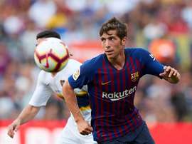 Sergi Roberto, forfait contre Naples et Madrid. EFE
