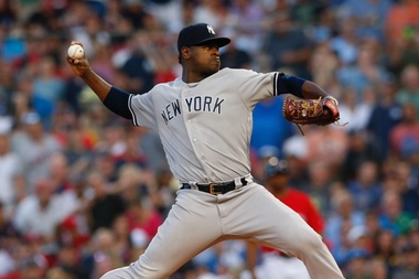 Luis Severino, durante un juego. EFE/Archivo