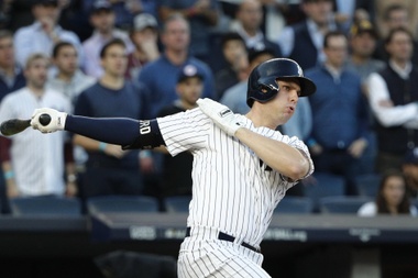 Greg Bird, primera base de los Yanquis de Nueva York. EFE/Archivo