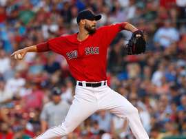 El pitcher Rick Porcello, durante un juego. EFE/Archivo