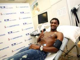 Didier Moreno, feliz con su llegada al Deportivo. EFE