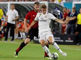 Odegaard no piensa en los rumores que le vinculan con el Ajax. EFE
