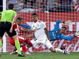 Keylor Navas s'accroche à son poste. EFE