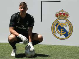 Lunin convence o Real Madrid. EFE