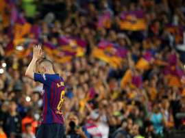Non, le Barça n'a pas contacté Iniesta cet hiver. EFE
