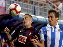 Le derby basque entre Eibar et la Real Sociedad se jouera le 10 mars. EFE