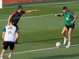 Luis Enrique was full of praise for Sergio Ramos. EFE