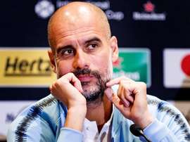 Guardiola ficou pistola com o time. EFE/ Archivo