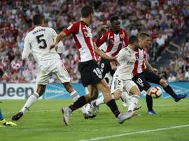 1 a 1 em um jogo movimentado. EFE
