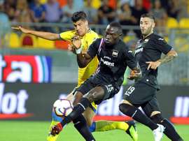 La Sampdoria no dio opción al Frosinone. EFE/EPA