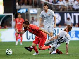 Real Madrid came out winners in the first match between the two. EFE