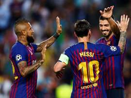 Messi fait partie de l'équipe idéale de l'UEFA. EFE