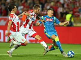 Piotr Zielinski est sous contrat avec Naples jusqu'en 2021. EFE