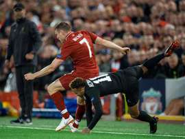 Neymar no hizo un buen partido en Anfield. EFE
