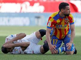 Coquelin revient sur le terrain après six mois d'absence. EFE