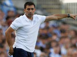 Garitano analizó el empate de su equipo. EFE/Archivo