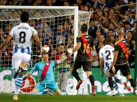 El canterano estrenó su cuenta goleadora esta temporada. EFE